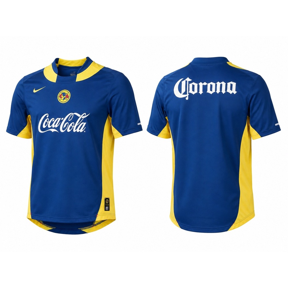 Nike Club‎ America Soccer Jersey XL Signed Unidentified Signatures Coca-Cola
